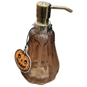 Maisey Mae Glass Gourd Soap Dispenser in Amber – NEW